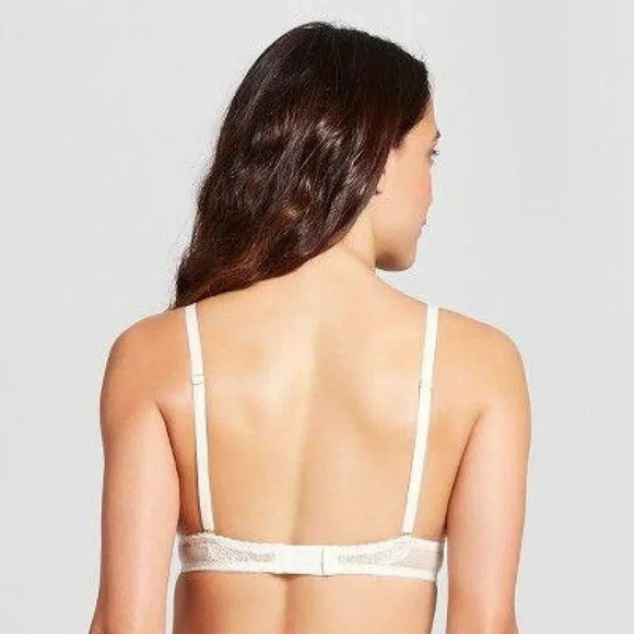 38DD Gilligan & O'Malley High Apex Push Up Underwire Bra Almond Cream NWT New w - Picture 6 of 6